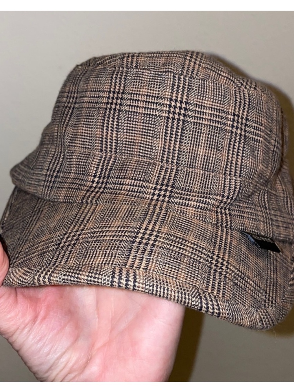 Stylish Fall Brown Plaid Bucket Hat - Peter Grimm